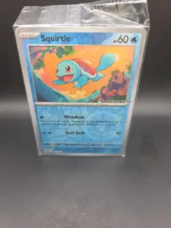 Pokemon Center Squirtle Stamped 151 Promo Card 007/165 Exclusive, Sealed - Image 2