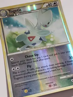 REVERSE HOLO Togetic 39/90 VLP - Undaunted Pokemon Card - Atsuko Nishida Art - Image 3