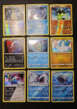 Pokemon Card Lot 9 Cards - Image 1