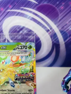 Pokemon TCG Leafeon ex 006/131 Stamped Promo Prismatic Evolutions New Sealed UK - Image 4