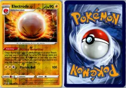 Pokemon Card - Electrode Vivid Voltage 046/185 2020 Rare Holo Reverse Holo NM - Image 3