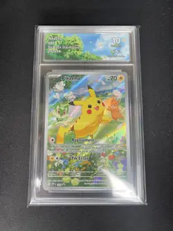 CARTE POKEMON PIKACHU SVP 088 PROMO Coffre Aventure Paldea FR Rare CA 10 - Image 1