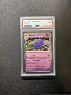 PSA 9 Gengar 094/165 Pokemon 151 Holo Rare Scarlet & Violet Mew EN Mint - Image 1