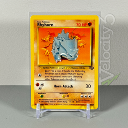 Pokemon TCG Card: RHYHORN 61/64 | Common | 1999 Pokemon Jungle | NM/Mint - Image 1