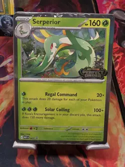 Pokemon Serperior MEP064 SEALED Perfect Order Stamped Prerelease Promo Card Deck - Image 1