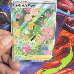 Gardenia's Vigor GG61/GG70 Crown Zenith Ultra Rare Full Art Holo EN - Image 3