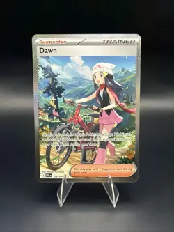 Pokemon TCG Dawn 129/094 Me02: Phantasmal Flames SIR Holo Trainer Supporter - Image 1