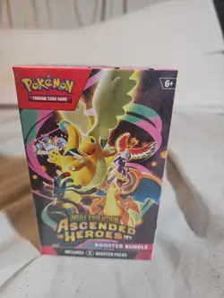 Pokemon TCG Mega Evolution Ascended Heroes Booster Bundle Box English 6 Packs - Image 1