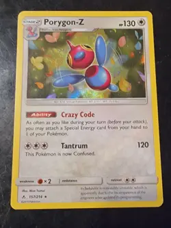 Porygon-Z 157/214 Holo Rare Pokemon Unbroken Bonds - Image 1