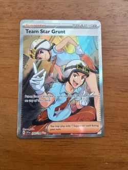 Team Star Grunt 242/198 Full Art Scarlet & Violet Base Pokemon TCG - Image 1