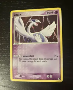 Pokemon Lugia Holo Rare 29/115 Unseen Forces LP Vintage 2005 - Image 1