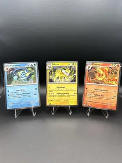 Pokemon Jolteon Flareon Vaporeon SV 167 168 189 Promo Set of 3! NM - Image 1