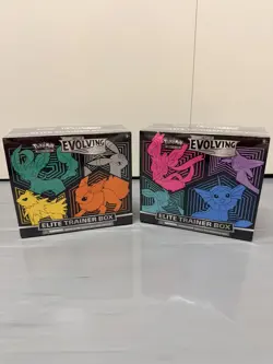 Pokemon TCG: SWSH Evolving Skies ETB Elite Trainer Box Art Set 1 Each With Case - Image 1