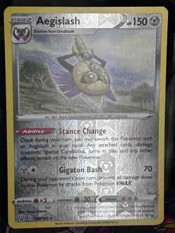 Aegislash 108/163 Rare Battle Styles Pokemon Reverse Holo NM - Image 1