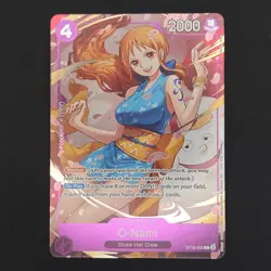 One Piece TCG O-Nami ST18-002 Alt Art Dash Pack English - NM - Image 1