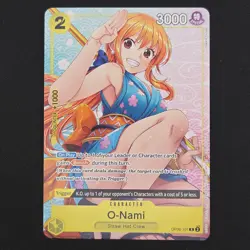 One Piece TCG O-Nami OP06-101 Alt Art Welcome Pack Promo English - LP+ - Image 1