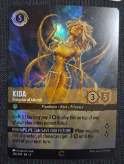 Disney Lorcana Inklands Enchanted Kida Protector of Atlantis EN NM Rare - Image 2