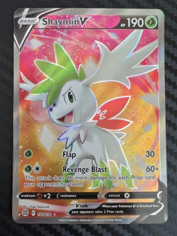 Pokemon TCG Shaymin V Sword & Shield: Brilliant Stars 152/172 Holo Ultra Rare NM - Image 1