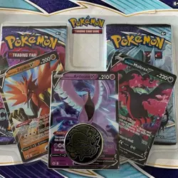 2021 Pokemon Chilling Reign 2-Pack Blister: Zapdos V, Articuno V, Moltres V - Image 1