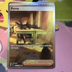 Penny 252/198 SV01 Scarlet & Violet Base Set Ultra Rare Full Art Holo NM SIR - Image 1