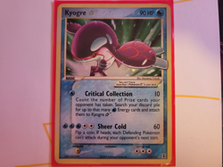 Kyogre Star 112/113 EX Delta Species 2005 Holo Rare English Heavy Played/Damage - Image 1