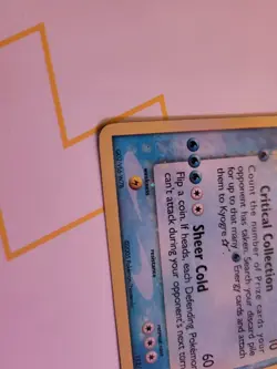 Kyogre Star 112/113 EX Delta Species 2005 Holo Rare English Heavy Played/Damage - Image 4