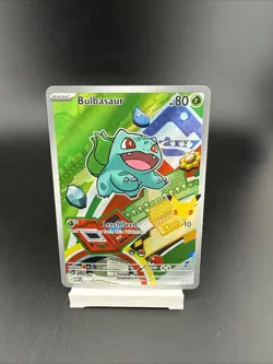 Bulbasaur 037 Mega Evolution Promo Holo Promo 80 HP English Basic Pokemon TCG - Image 1