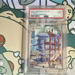 Pokemon TCG Steelix 208/182 Paradox Rift Illustration Rare Holo EN PSA 9 - Image 1