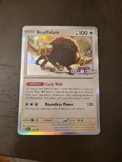 Pokemon Bouffalant - SVP136 - SVP Black Star Promos LP/NM SV Stellar Crown - Image 1