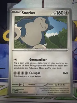 Pokemon Snorlax 063/088 Perfect Order - NM - Image 1