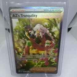 Pokemon TCG AZ's Tranquility 120/086 Crown Zenith Rare Full Art Holo Eng - Image 1