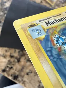 Pokemon TCG Machamp Base Set 8/102 Holo 1st Edition Holo Rare MP - Image 2