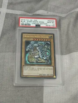 Blue-Eyes White Dragon LC01-EN004 Yu-Gi-Oh Legendary Collection PSA 10 - Image 1