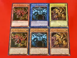 The Winged Dragon Of Ra + Obelisk + Slifer | Both Version Egyptian God | YuGiOh! - Image 1