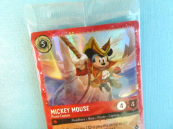SEALED Mickey Mouse Pirate Captain 18/P2 Glimmer Foil Promo NM Disney Lorcana - Image 2
