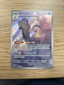 Aurorus 092/088 ME03 Perfect Order Illustration Rare Holo Pokemon TCG Card NM - Image 1
