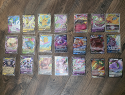 Pokemon TCG 18-Card Ultra Rare Full Art Holo V/VSTAR/VMAX Lot - Image 1