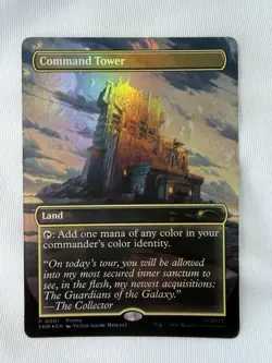 MTG Command Tower 0001 Marvel Super Heroes Exclusive Promo Foil 2026 NM - Image 1