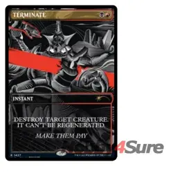 Terminate M/NM Magic: The Gathering MTG Secret Lair - Image 1