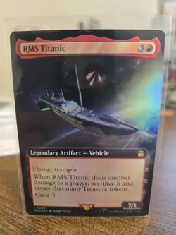 RMS Titanic (Extended Art), Doctor Who, MTG Magic the Gathering, Foil (0389) - Image 1