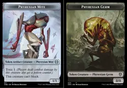 1x Phyrexian Mite Token (011) // Phyrexian Germ Token Double-Sided Token - Foil - Image 1