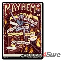 Mayhem Devil (1715) M/NM Magic: The Gathering MTG Secret Lair - Image 1