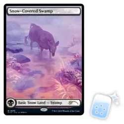 SNOW-COVERED SWAMP (1475) Secret Lair Magic MTG MINT CARD - Image 1