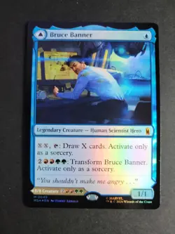 Bruce Banner (Foil) Mythic MTG Marvel Super Heroes - Image 1