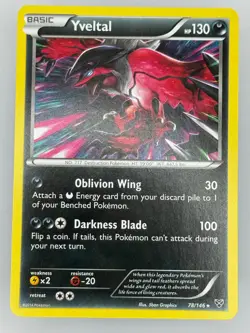 Yveltal 78/146 NM/M R XY Pokemon - Image 1