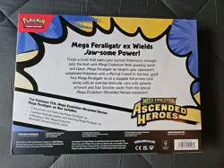 Pokemon TCG: Mega Evolution—Ascended Heroes Mega Feraligtr Ex Box - In Hand - Image 2