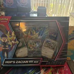 NEW/SEALED Hop's Zacian ex Box with Oversized Zacian ex promo – Pokemon TCG - Image 1