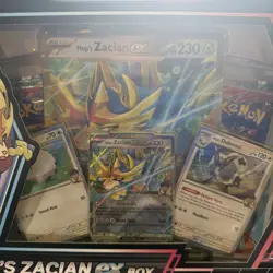 NEW/SEALED Hop's Zacian ex Box with Oversized Zacian ex promo – Pokemon TCG - Image 2
