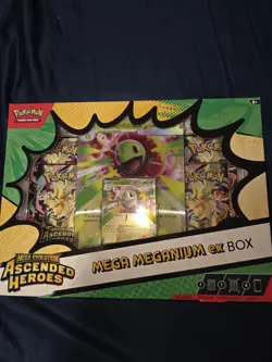 Pokemon Pokemon Ascended Heroes Mega Meganium ex Box **New & Sealed** - Image 1