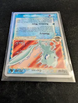 Pokemon Mew 2008 World Championships Non-Holo Gold Star Delta Species LP - Image 4